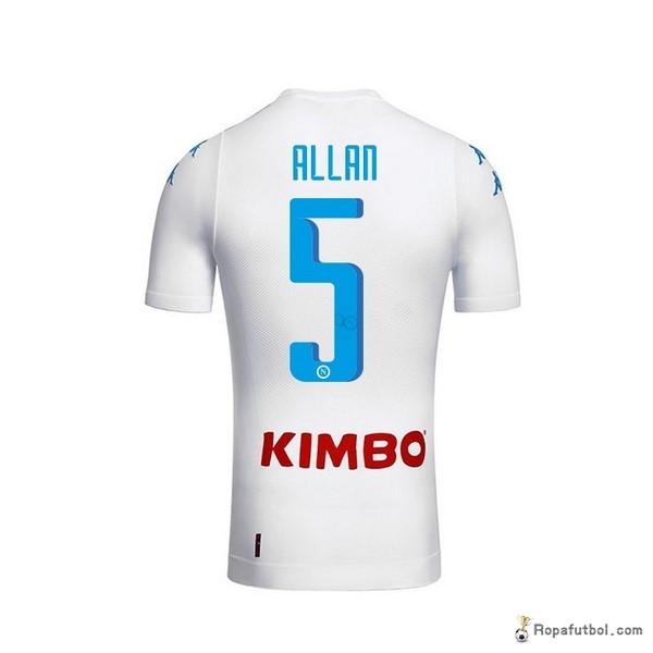 Camiseta Napoli Replica Segunda Ropa Allan 2016/17 Blanco